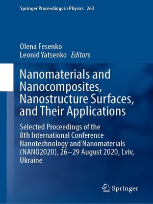 cover image of Nanomaterials and Nanocomposites, Nanostructure Surfaces, and Their Applications